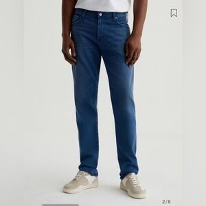Ag Adriano Goldschmied Men's Deep Blue Slim Jeans